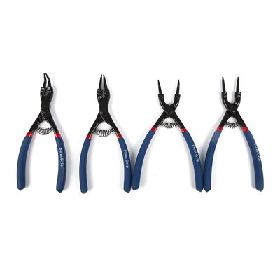 4PC Snap Ring Pliers HCS 8in Set