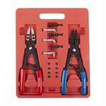 2PC Snap Ring Pliers 10in HCS Set