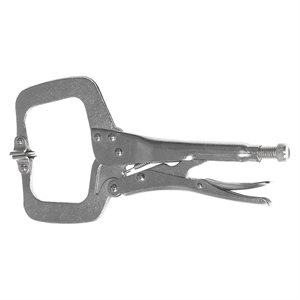 Locking C-Clamp Pliers With Swivel Pads 6in