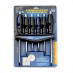 6PC Screwdriver with Rubberized Grip Set