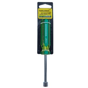 Nut Driver 11 / 32in x 3-¼in Green handle 1per