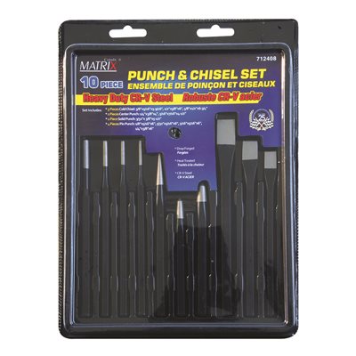 Punch & Chisel Set 10Pc
