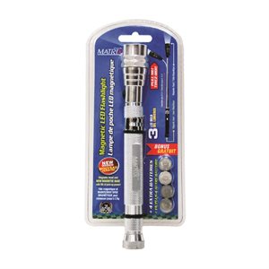 LED Flashlight Magnetic Telescopic & Flexible Up To 21½in