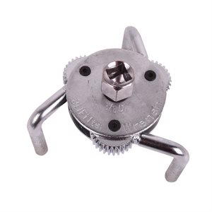 Adjustable Oil Filter Removal Wrench tool 3 Legs 2½in - 4-5 / 16in