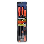 5PC Pry Bar Set With Grip Handle