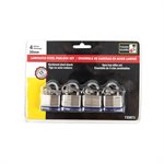 Padlock Laminated 30mm 4pc pack Key Alike