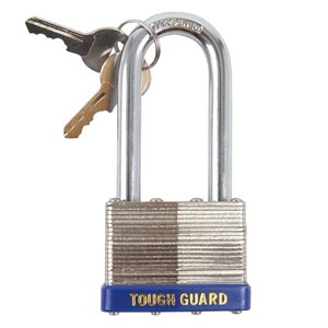 Padlock Laminated 50mm Long Shackle