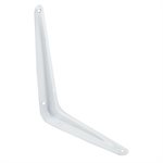 Steel Shelf Bracket 3  x 4" White