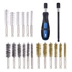 20PC Jeu Des Brosses Nettoyages De Tuyaux Tige Hex 1 / 4po