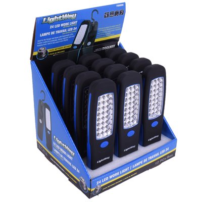 LED Worklight with Magnet & Swivel Hook 3 x AA Batteries