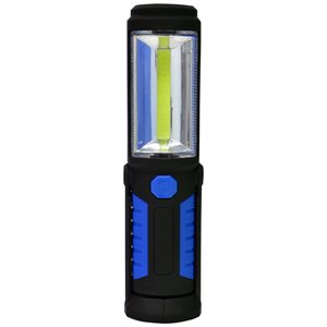 COB LED 2-In-1 Flashlight & Worklight w / Hook & Magnetic Arm
