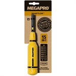 Megapro Screwdriver ShaftLOK 15-in-1 Multi Bit(Carded)