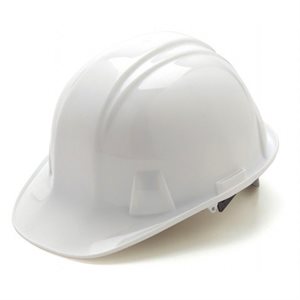 Hardhat With 4-Point Ratchet SL Series Standard White
