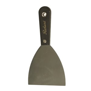 Putty Knife 1 ¼in Flex Carbon Steel Black Handle