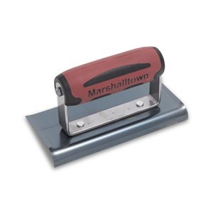 Blue Steel Hand Edger Curved 6 x 3in (3 / 8in radius; 1 / 2in lip)