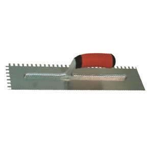 Notched Trowel 16in x 4½in (½in x ½in x ½in Sq Notch) MarshalLown Nt696