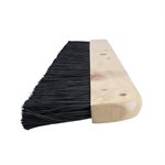 Wood Backed Concrete Brooms 36in Polypropylene Bristles