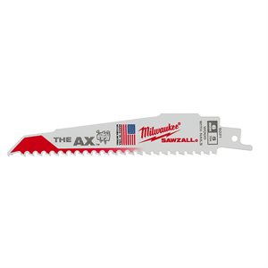 The Ax Sawzall Blade 6in 5T Wood 5PC