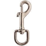 Round Swivel Bolt Snap 1 / 2in Nickel