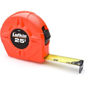 Tape Measure 25ft x 1in L Series Orange