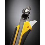Utility Knife 18mm Fiberglass Rubber Grip Ratchet Lock L-5