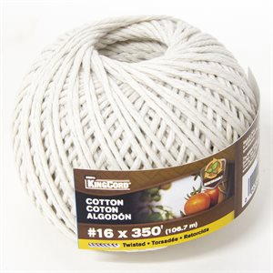 Twisted Cotton Twine #16 x 350' Natural