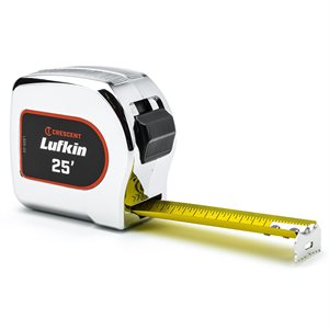 Tape Measure 16ft (5m) x 1in Classic Chrome