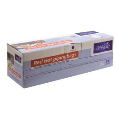 Red Hot Piping Bags for Grout 72 / Per Roll