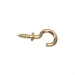 100Pqs Cup Hook Laiton 1po