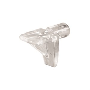 1950Cl-R Shelf Support Clear 5mm 8Pk