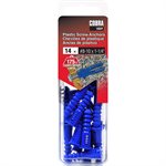 Wall Plug 8-10-12X1-¼In 14Per Blue (054C)