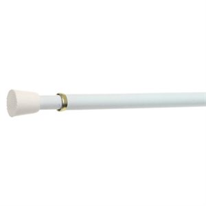Springfast Cafe Curtain Rod 7 / 16in 28-48in White