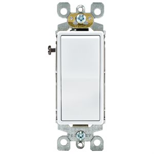 Decora 15-Amp 3-Way Switch White