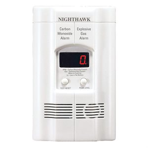 Carbon Monoxide / Propane / Natural Gas Alarm w / AC Plug-In