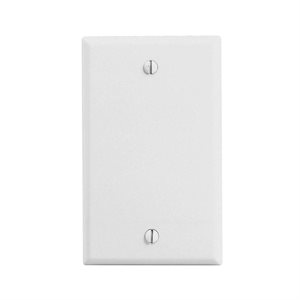 Blank Wall Plate 1 Gang White