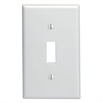 Toggle Switch Wall plate 1-Gang White