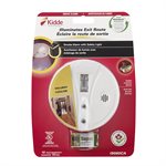 Smoke Alarm 9V Battery Operated With Safety Light