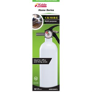 Fire Extinguisher Multipurpose 1-A:10-B:C 2.5Lb White
