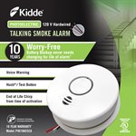 Smoke Alarm With Voice + 10 Year Battery
