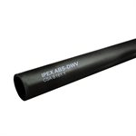 ABS Pipe (Solid) 1½in x 12ft Black