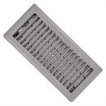 Floor Register Steel Plated 3 x 10 Slate Grey