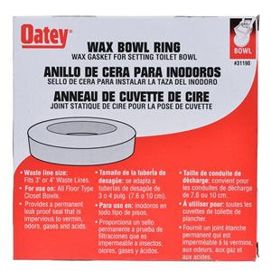 Wax Toilet Bowl Ring