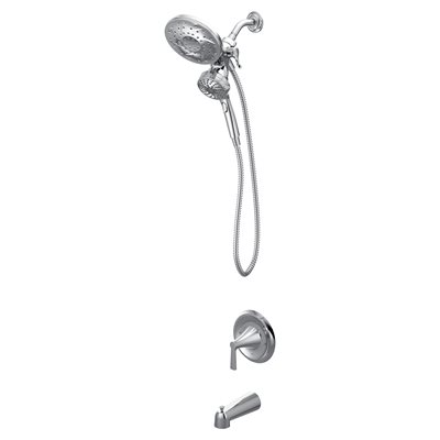 Mika Tub & Shower 1 Hdle Posi Temp Chrome