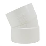 6in x 22 1 / 2D PVC ELBOW HxH