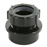 ABS Trap Adapter Male 1½in x 1¼in Black