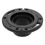 ABS Adj. Spigot Floor Flange w / Snap on Ring 4in x 3in