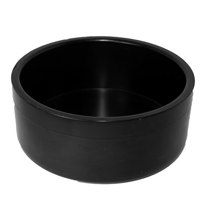 ABS Solid Cap 4in Black