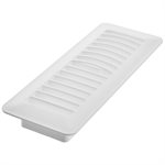 Floor Register Plastic 3 x 10in White