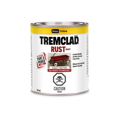 Peinture Anti-Rouille Jaune 946ml Tremco