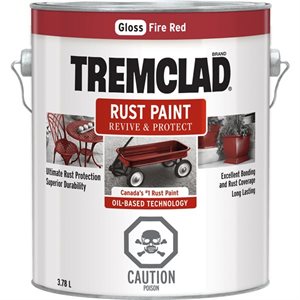 Rust Paint Oil Based 3.78L Fire Red